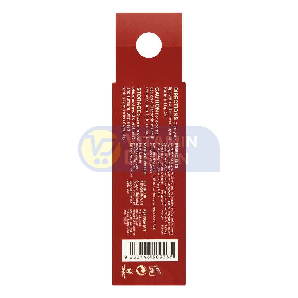 BUTTERED LIP OIL RASPBERRY GARDEN 4 ML