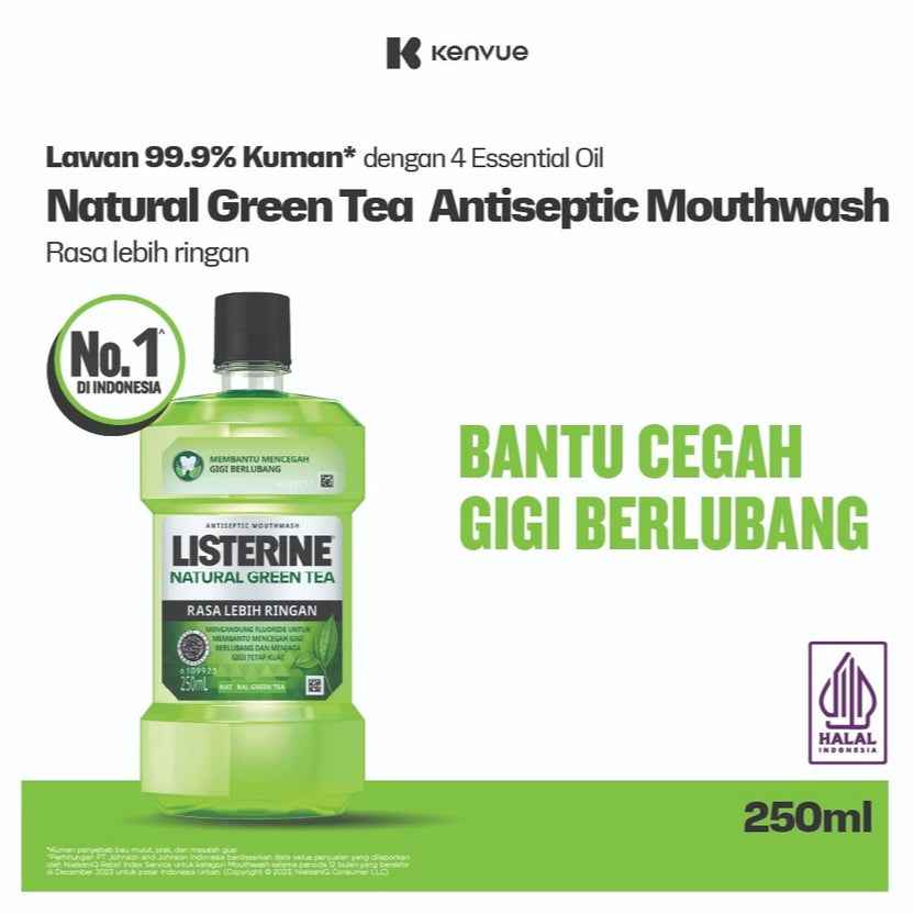 LISTERINE NATURAL GREEN TEA 250 ML