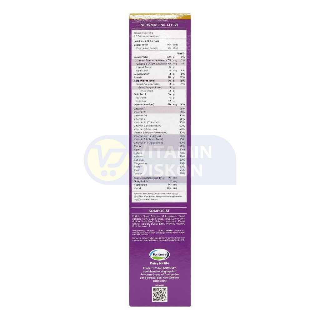 ANMUM MATERNA SUSU KHUSUS IBU HAMIL COKELAT 400G