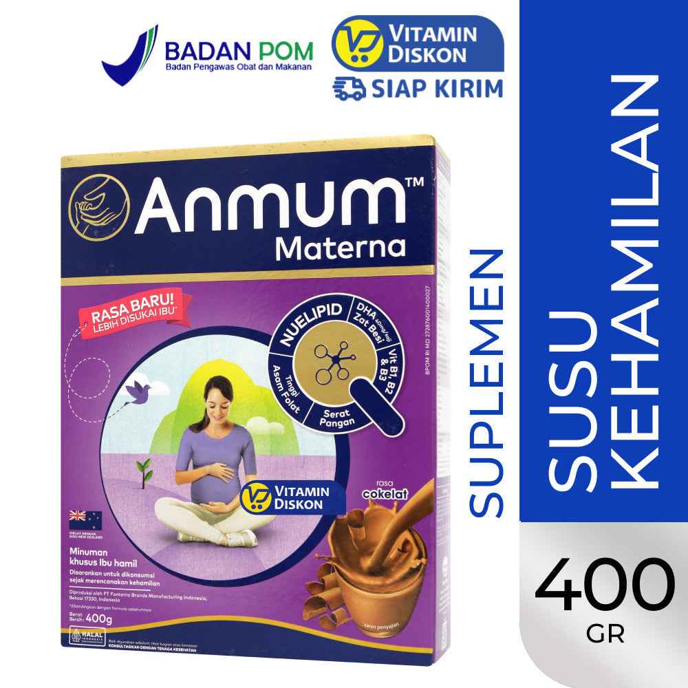 ANMUM MATERNA SUSU KHUSUS IBU HAMIL COKELAT 400G