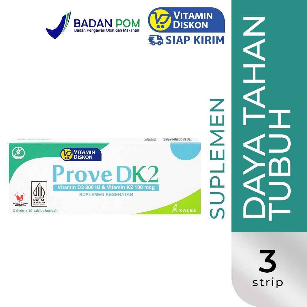 PROVE DK2 VITAMIN D3 800 IU & K2 100 MCG