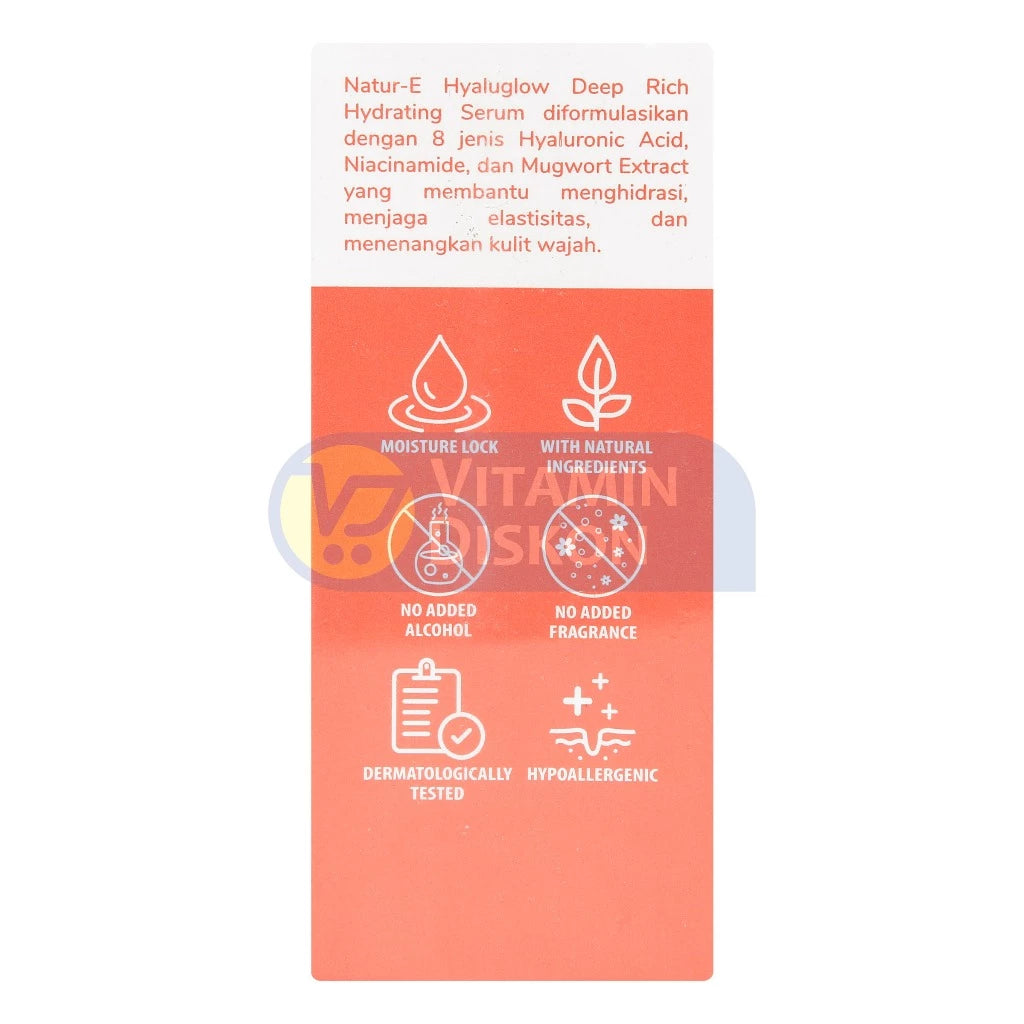 NATUR E HYALUGLOW DEEP RICH HYDRATING SERUM 20 ML