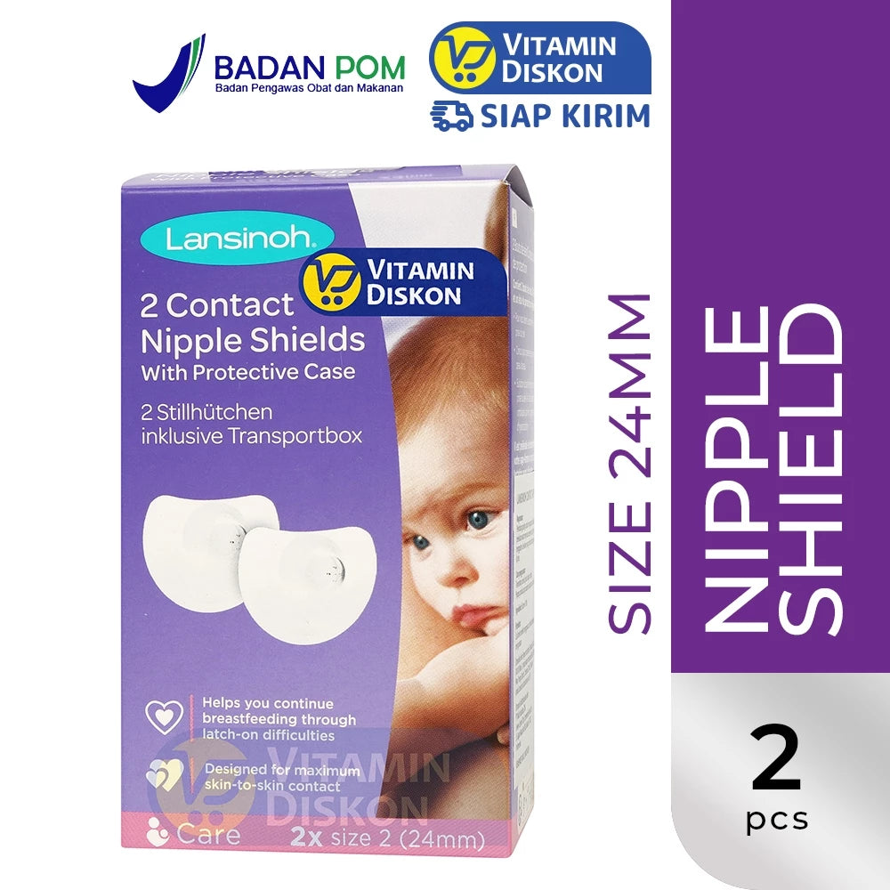 LANSINOH CONTACT NIPPLE SHIELDS 24 MM