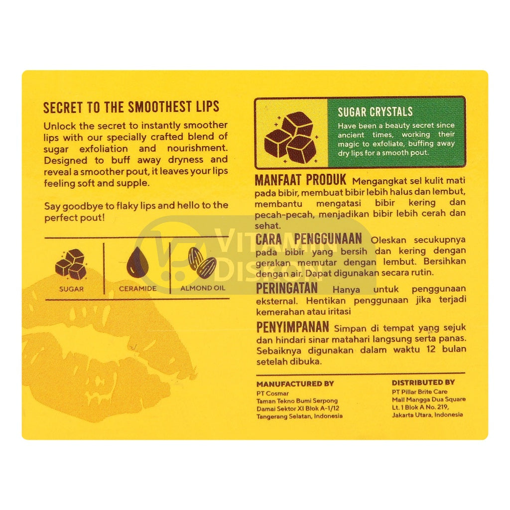 BUTTERED LIP SCRUB WATERMELON 10 GR