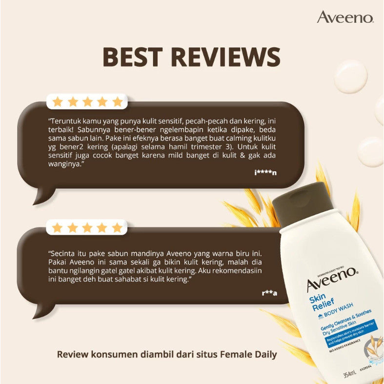 AVEENO SKIN RELIEF BODY WASH 354 ML