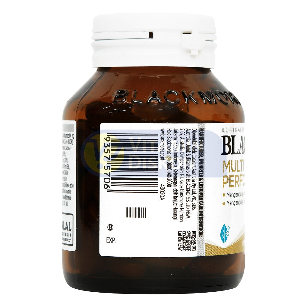 BLACKMORES MULTI B PERFORMANCE BPOM KALBE 60 TAB