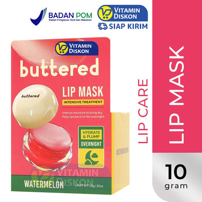 BUTTERED LIP MASK WATERMELON 10 GR