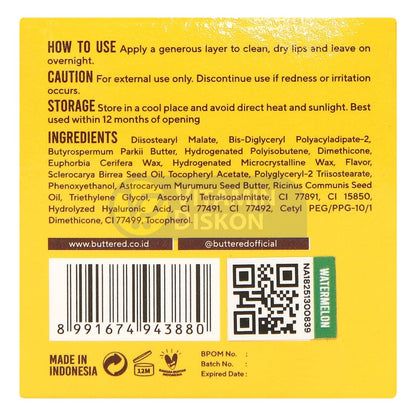 BUTTERED LIP MASK WATERMELON 10 GR