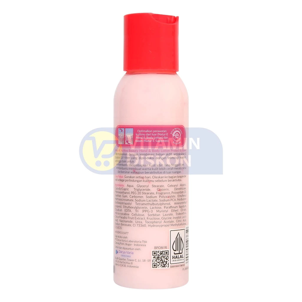 NATUR E ACTIVE BEAUTY HAND AND BODY LOTION PROTECT AND GLOW 100 ML