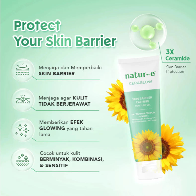 NATUR E CERAGLOW SKIN BARRIER CALMING MOISTURE GEL 30 ML