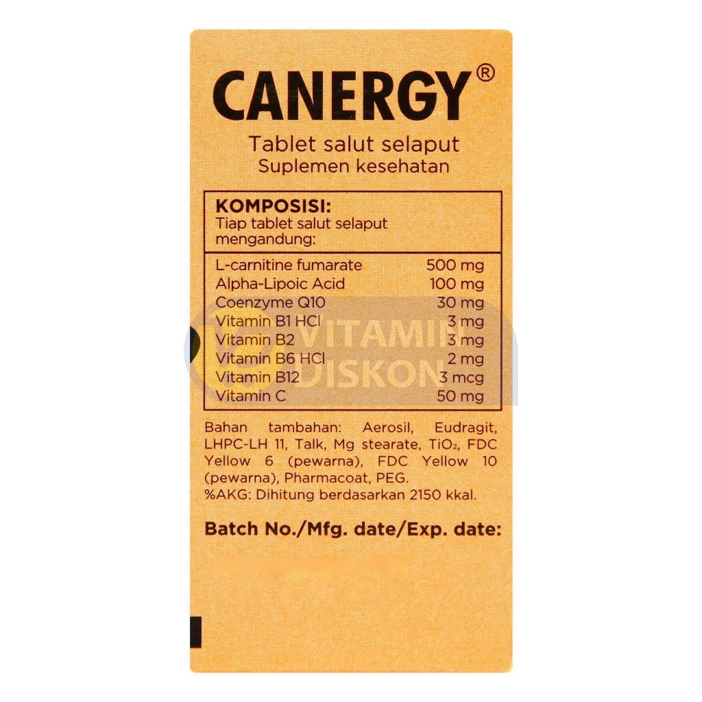 CANERGY ISI 15 TABLET