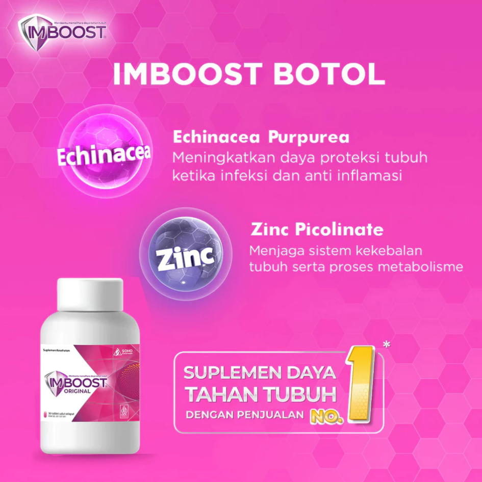 IMBOOST TABLET BOTOL ISI 30 TABLET