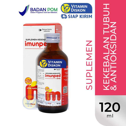IMUNPED SYRUP FOR 2 - 12 YEARS OLD 120 ML