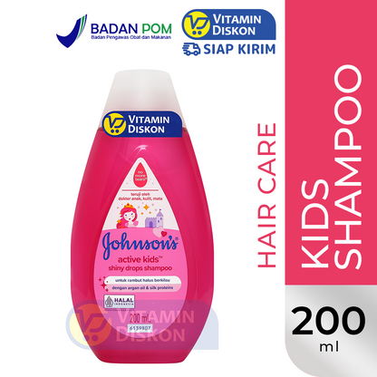 JOHNSONS ACTIVE KIDS SHINY DROPS SHAMPOO 200 ML
