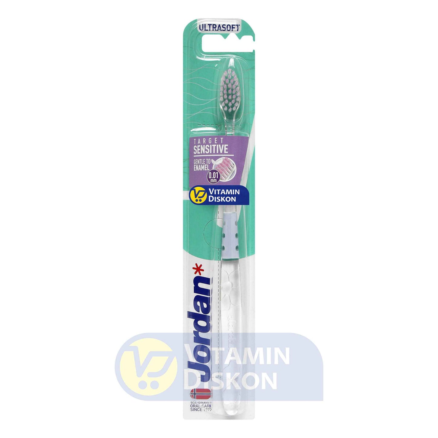 JORDAN TOOTHBRUSH ULTRASOFT TARGET SENSITIVE 0.01 MM