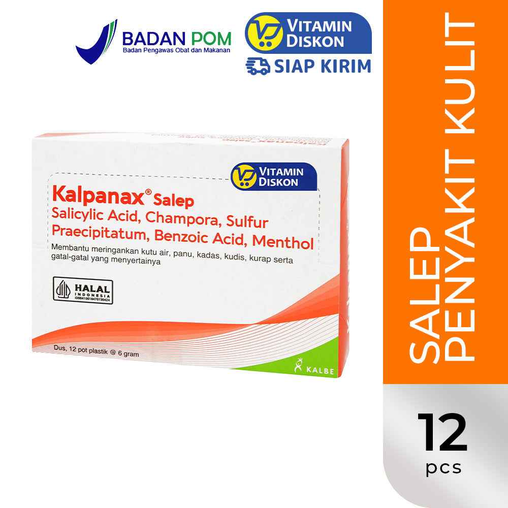 KALPANAX SALEP 1 BOX ISI 12 POT