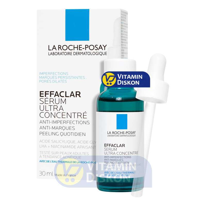LA ROCHE POSAY EFFACLAR SERUM ULTRA CONCENTRE ANTI IMPERFECTION AND MARKS DAILY PEELING 30 ML