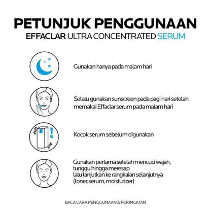 LA ROCHE POSAY EFFACLAR SERUM ULTRA CONCENTRE ANTI IMPERFECTION AND MARKS DAILY PEELING 30 ML