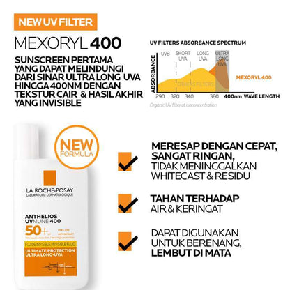 LA ROCHE POSAY ANTHELIOS UVMUNE 400 SPF 50+ UVA + UVB ANTI OXYDANT 50 ML