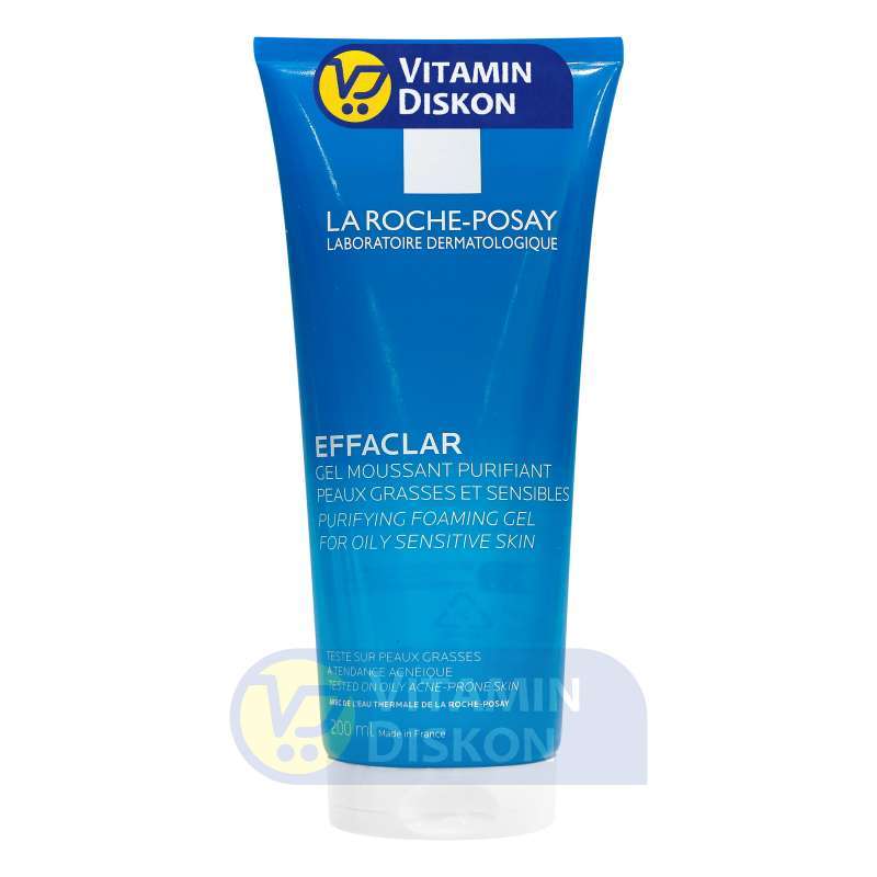 LA ROCHE POSAY EFFACLAR PURIFYING FOAMING GEL FOR OILY SENSITIVE SKIN 200 ML