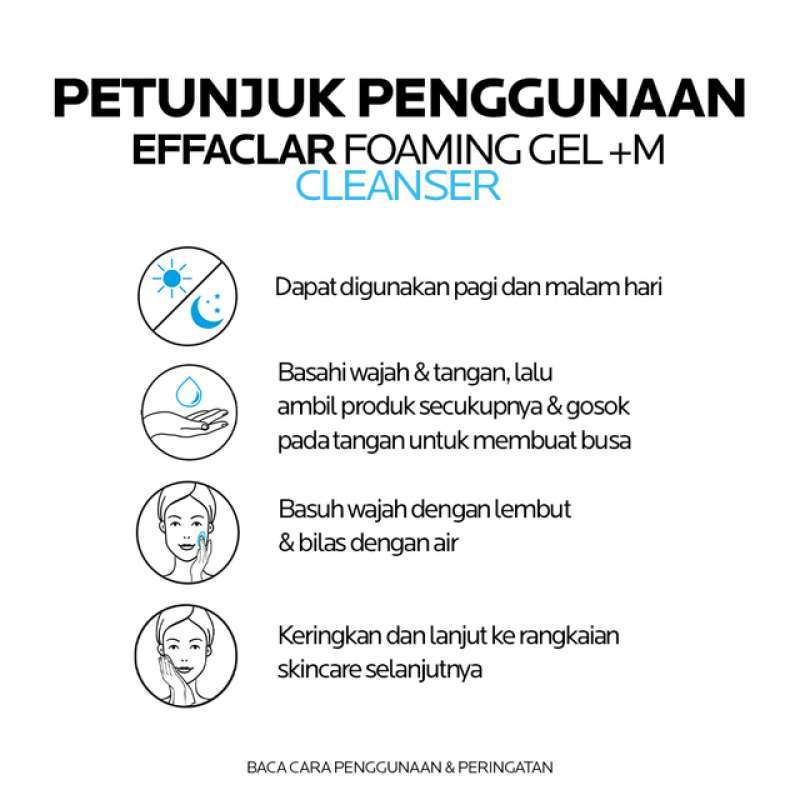 LA ROCHE POSAY EFFACLAR PURIFYING FOAMING GEL FOR OILY SENSITIVE SKIN 200 ML
