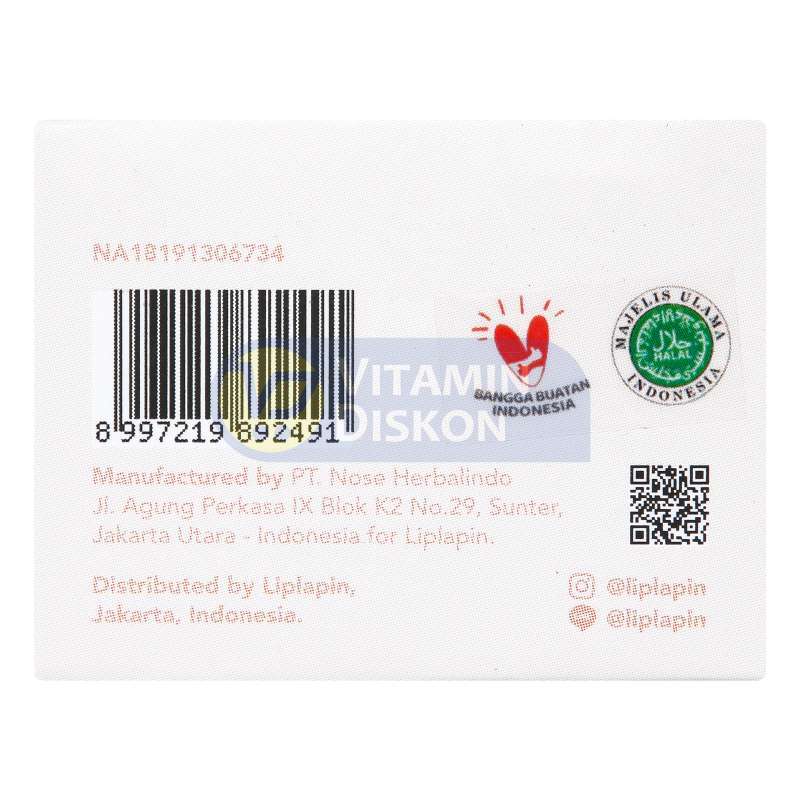 LIPLAPIN LIP SCRUB PEACH 15GR