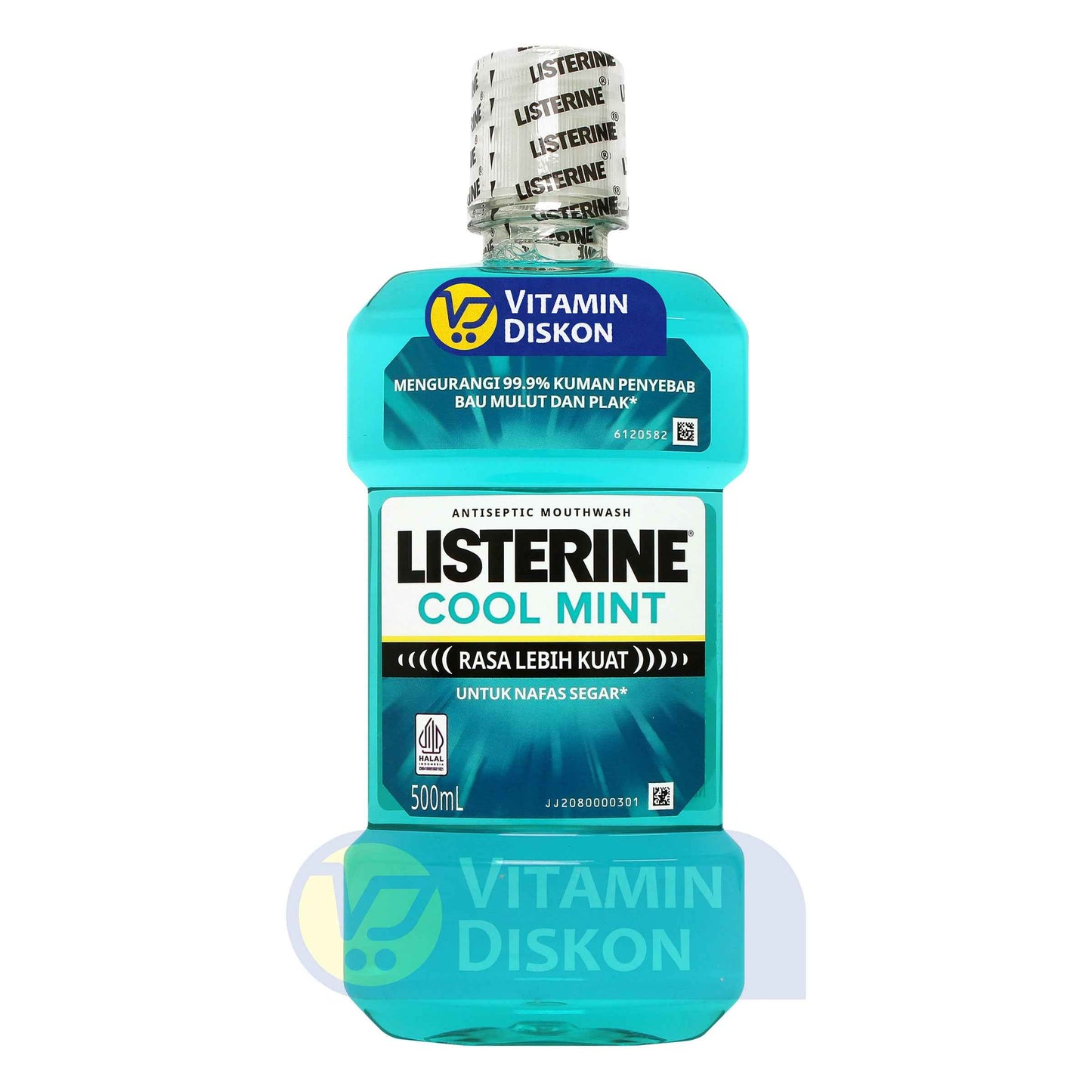 LISTERINE ANTISEPTIC MOUTHWASH COOL MINT 500ML