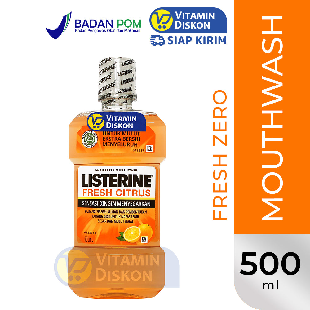 LISTERINE ANTISEPTIC MOUTHWASH FRESH CITRUS 500ML
