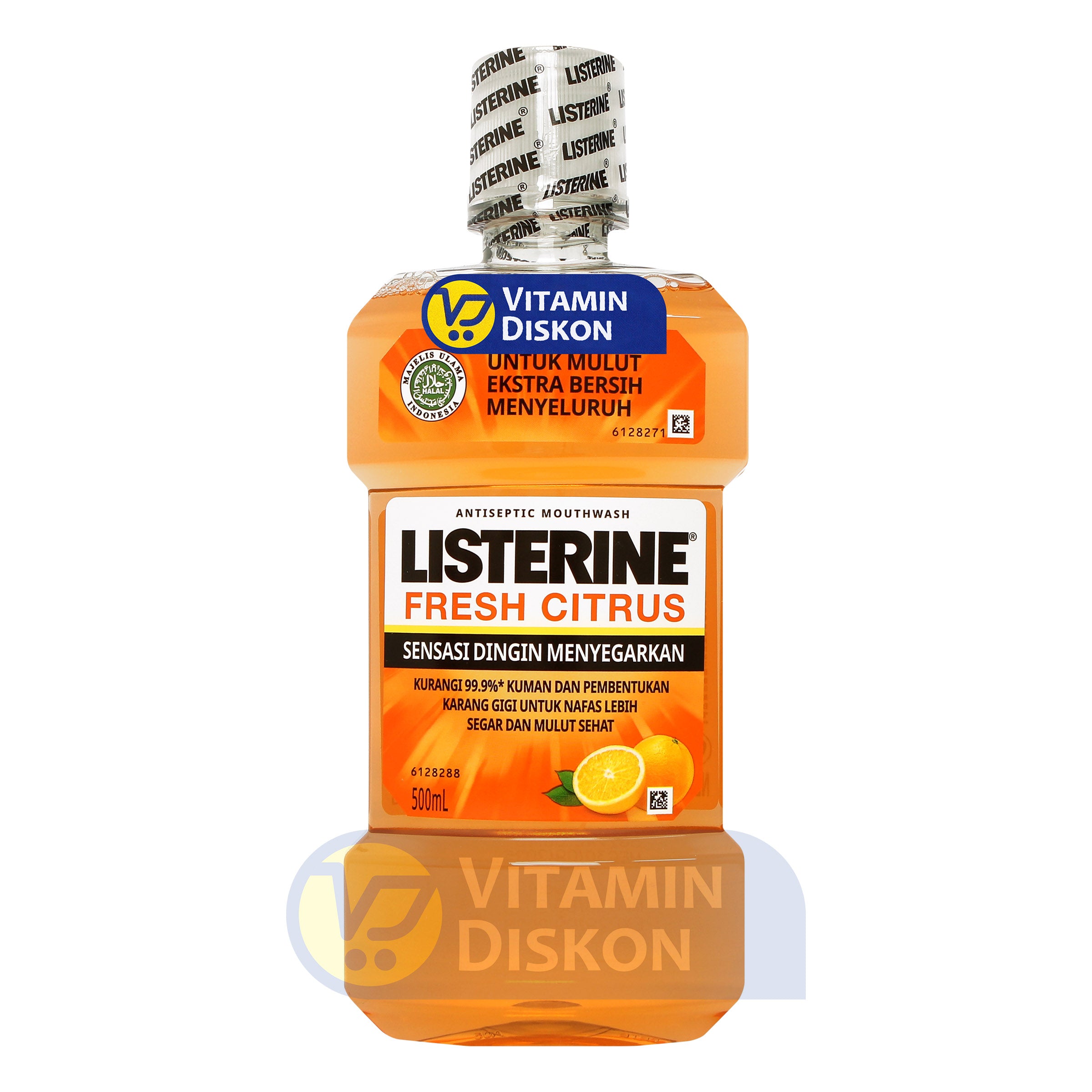 LISTERINE ANTISEPTIC MOUTHWASH FRESH CITRUS 500ML