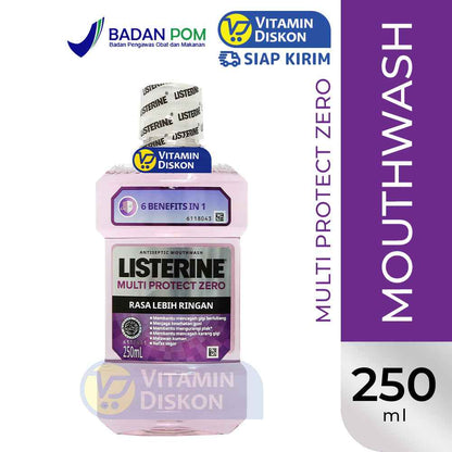 LISTERINE ANTISEPTIC MOUTHWASH MULTI PROTECT ZERO 250ML