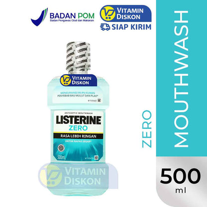 LISTERINE ANTISEPTIC MOUTHWASH ZERO 500ML