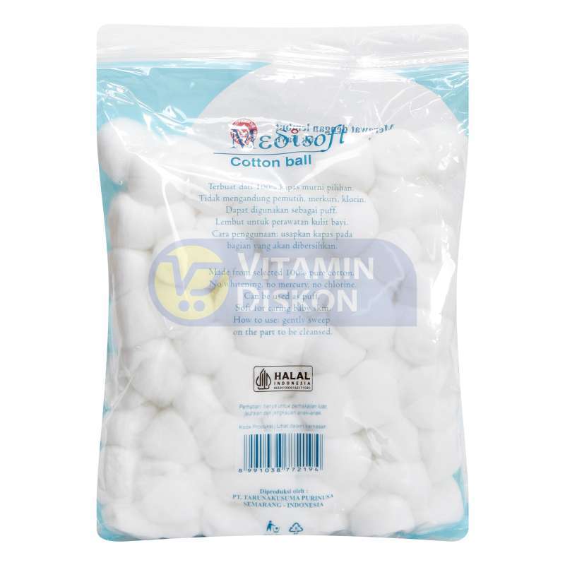 MEDISOFT COTTON BALL 120 BALLS - 75 GR