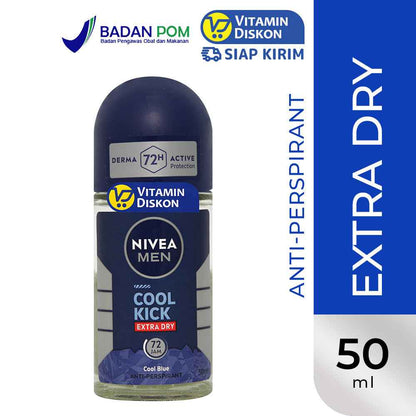 NIVEA MEN COOL KICK EXTRA DRY 50ML