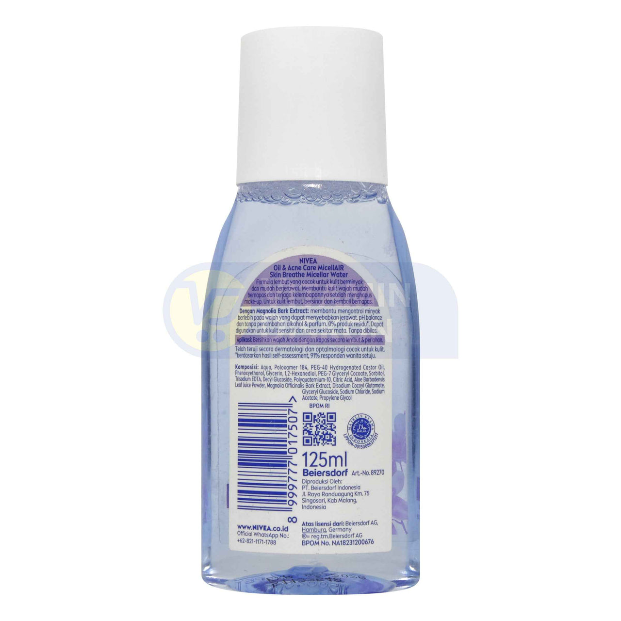 NIVEA MICELLAIR OIL AND ACNE CARE 125ML