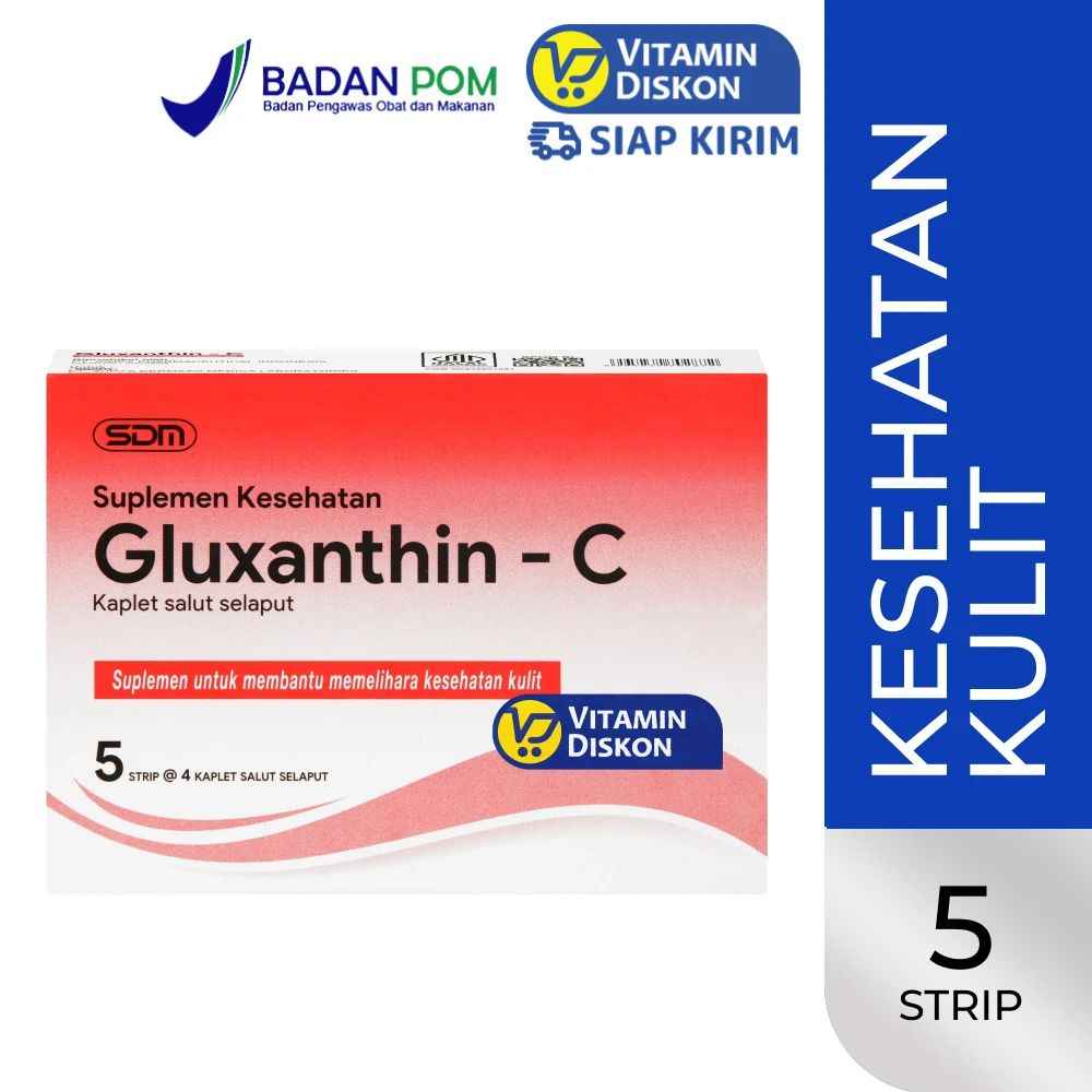GLUXANTHIN - C SUPLEMEN KESEHATAN 5 STRIP 4 KAPLET
