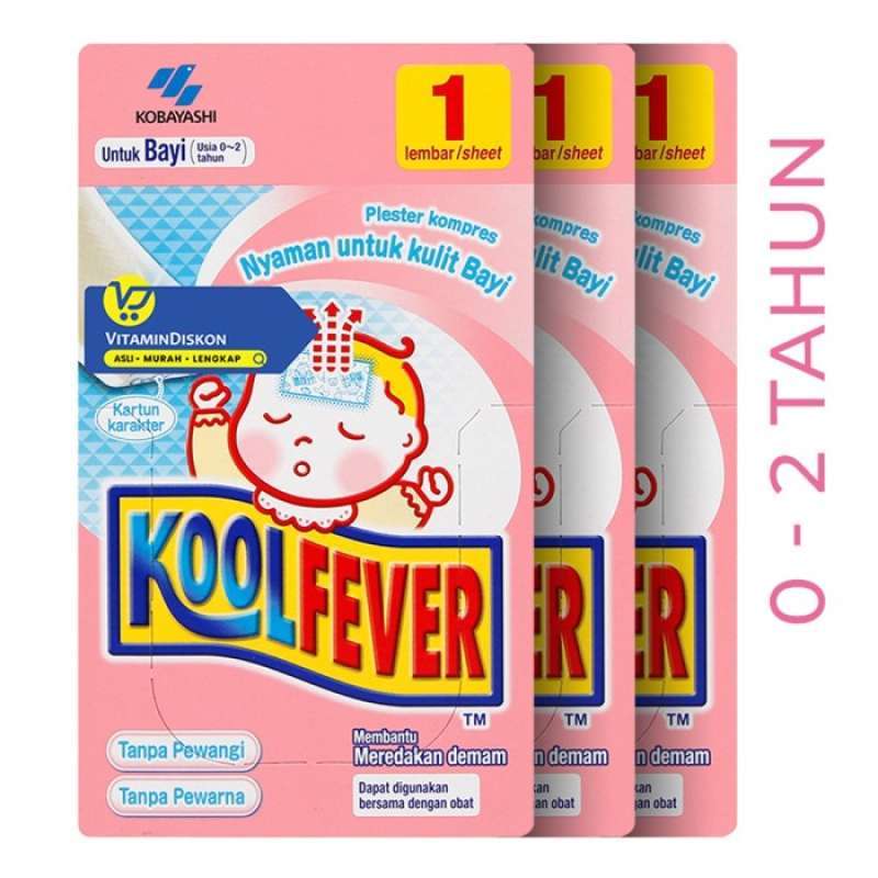 KOOL FEVER KOMPRES BAYI 3 PCS Default Title
