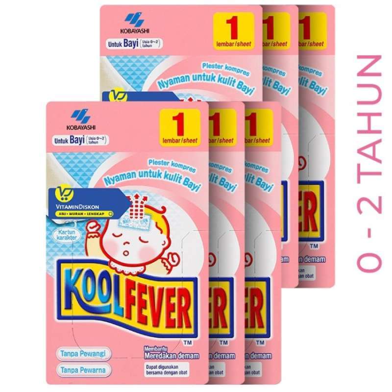 KOOL FEVER KOMPRES BAYI 6 PCS Default Title