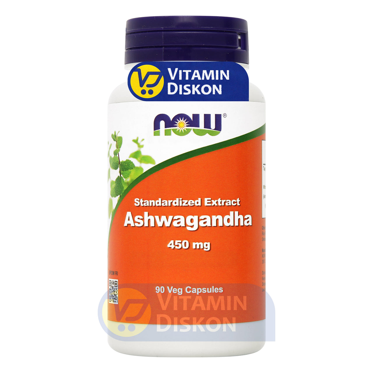 NOW VITAMIN ASHWAGANDHA 90 KAPSUL