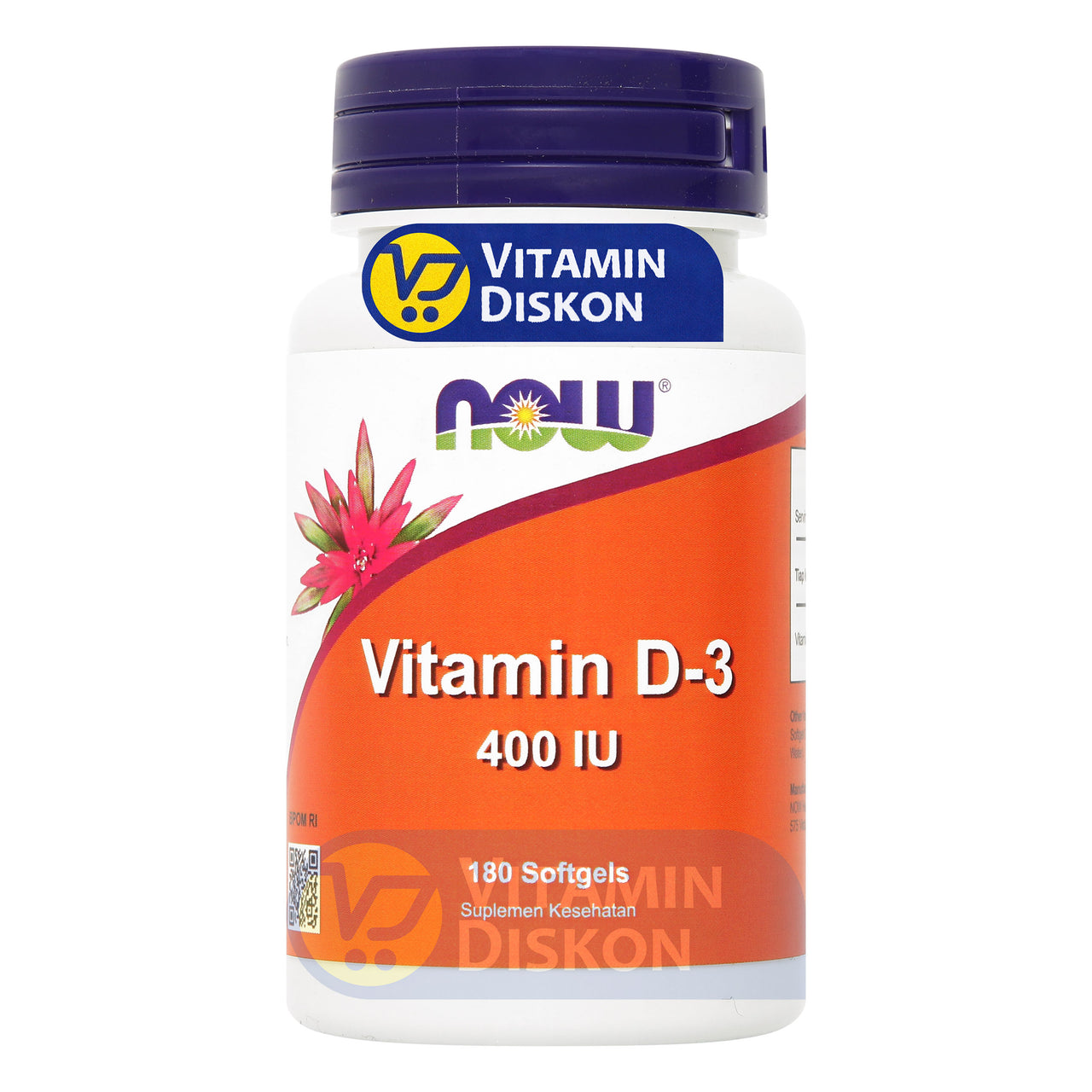 NOW VITAMIN D-3 400 IU 180 SOFTGELS