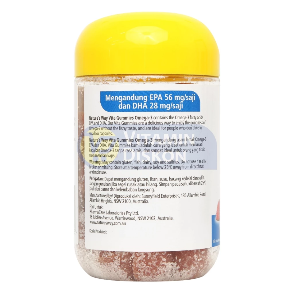 NATURE'S WAY VITA GUMMIES OMEGA 3 ADULT 50'S