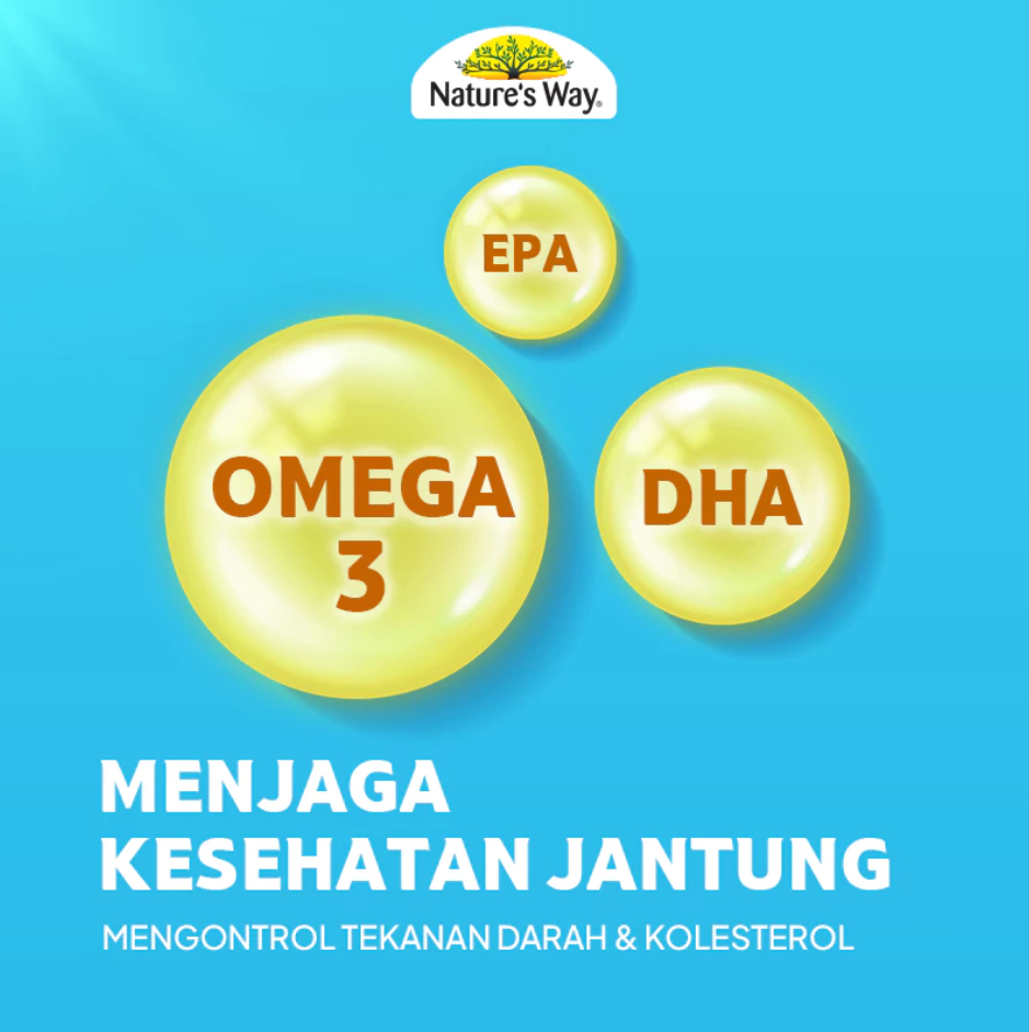 NATURE'S WAY VITA GUMMIES OMEGA 3 ADULT 50'S