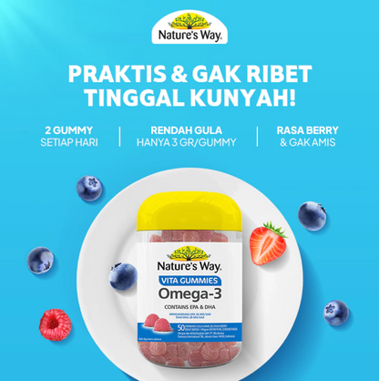 NATURE'S WAY VITA GUMMIES OMEGA 3 ADULT 50'S
