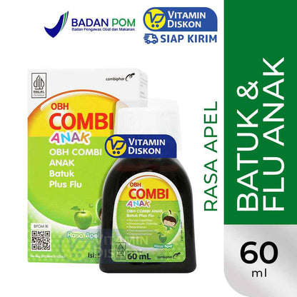 OBH COMBI ANAK BATUK FLU APEL 60 ML