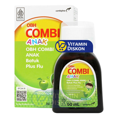 OBH COMBI ANAK BATUK FLU APEL 60 ML