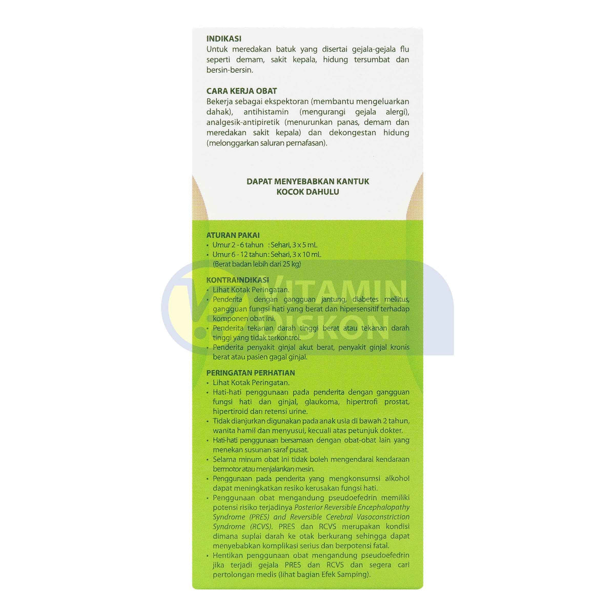 OBH COMBI ANAK BATUK FLU APEL 60 ML