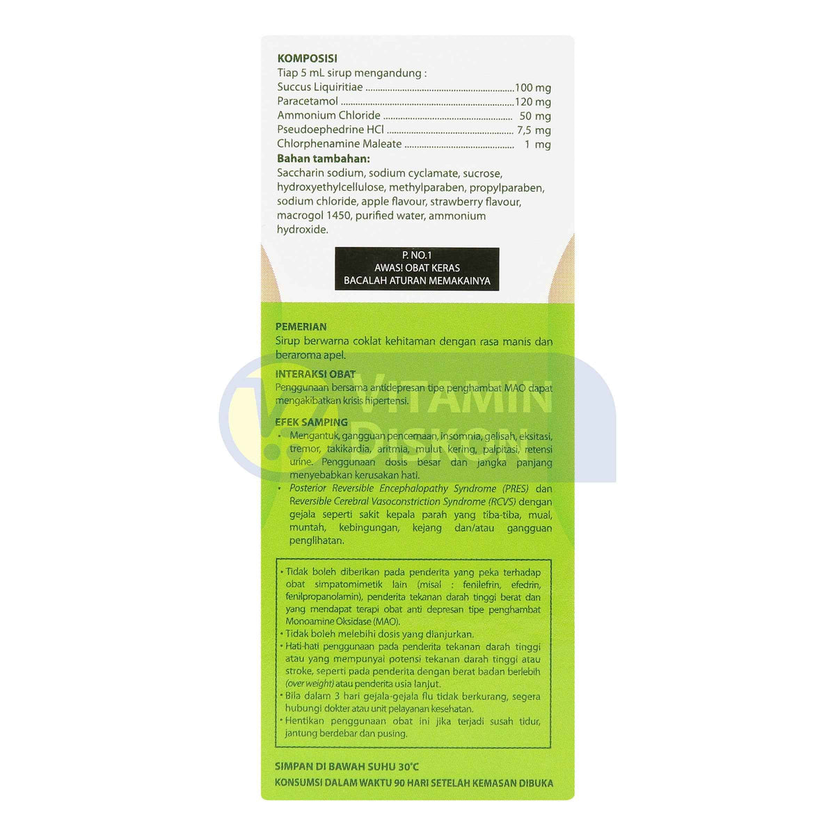 OBH COMBI ANAK BATUK FLU APEL 60 ML
