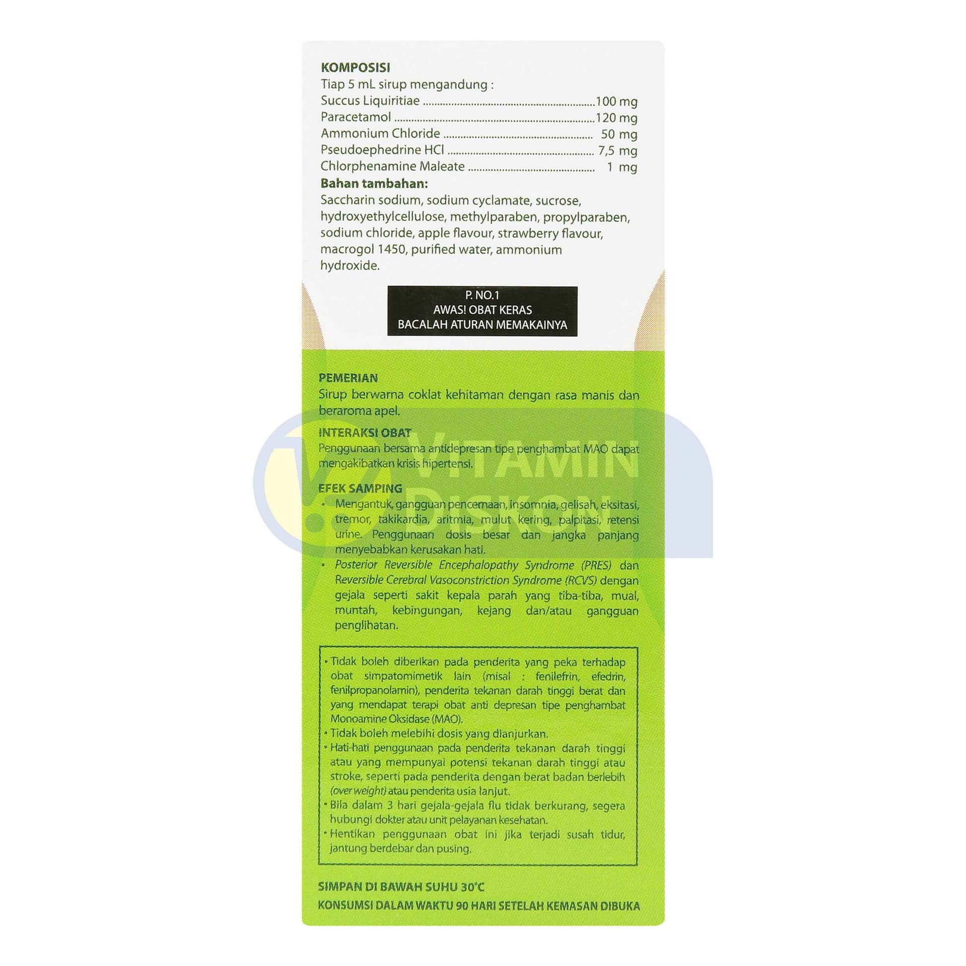 OBH COMBI ANAK BATUK FLU APEL 60 ML