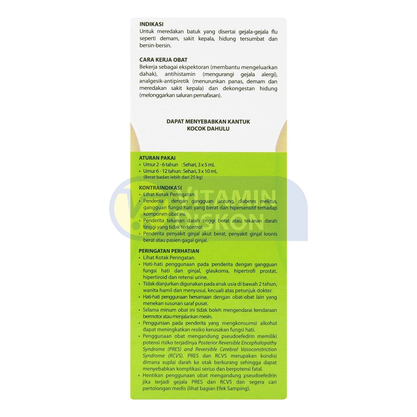 OBH COMBI ANAK BATUK FLU ORANGE 60 ML