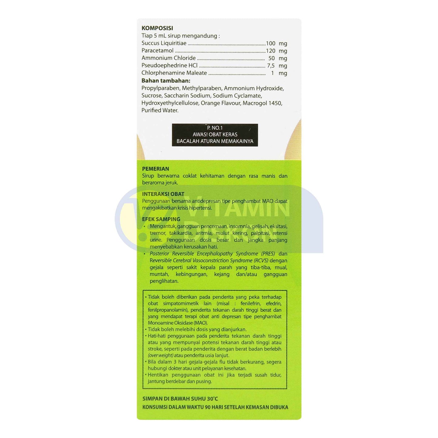 OBH COMBI ANAK BATUK FLU ORANGE 60 ML