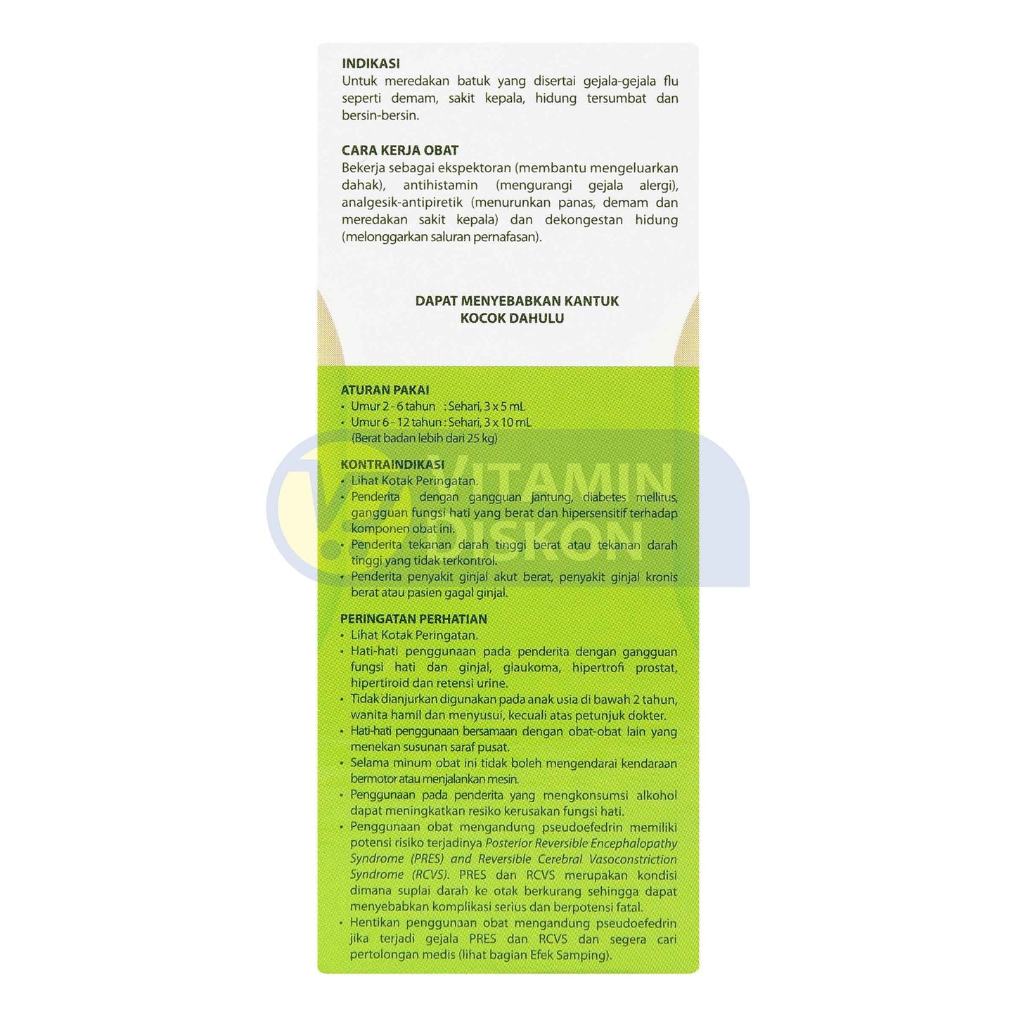 OBH COMBI ANAK BATUK FLU STRAWBERRY 60 ML